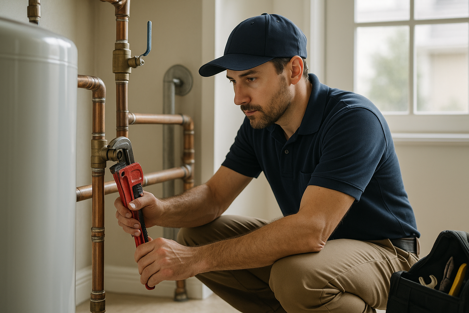 Editorial illustration depicting prevent frozen pipes frisco winter